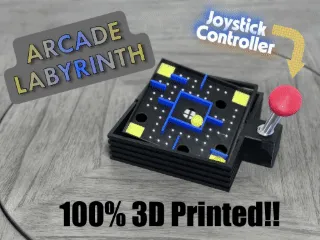 Joystick Arcade *100% 3D Printed* Labyrinth Game