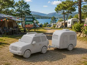 Chubby Vehicles Series - #34 SUV with Caravan