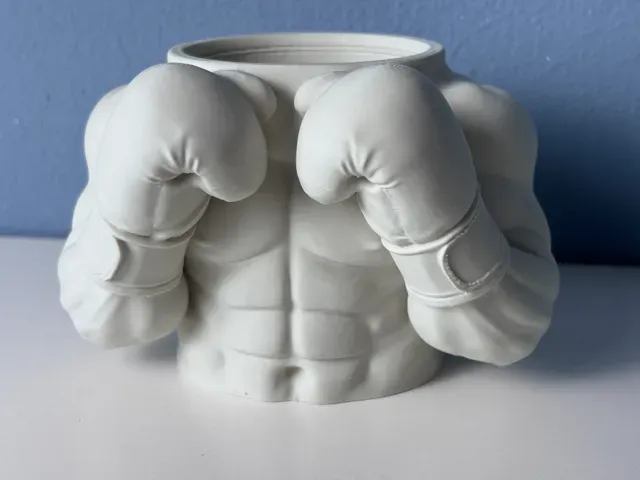 The Champ - Boxing Bust Pen Holder