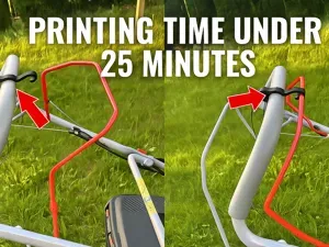 Lawn mower throttle lock