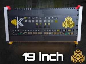 Customizable 19" Keystone Panel