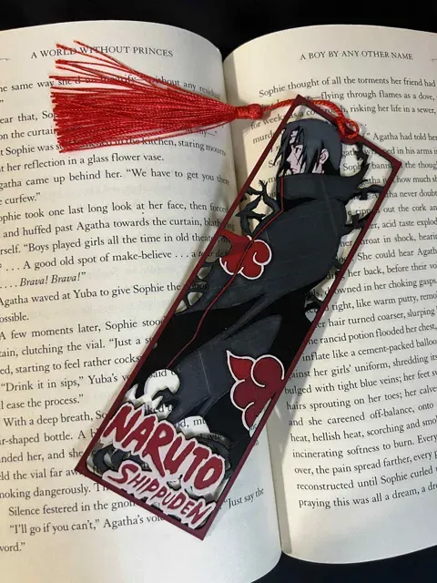 Itachi Uchiha, Naruto, Framed Cutout Bookmark — Image 4 of 5