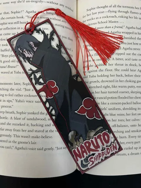 Itachi Uchiha, Naruto, Framed Cutout Bookmark — Image 2 of 5