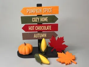 Herbstdekoration - Herbstschilder