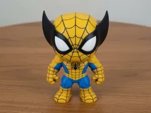 SpiderMan × Wolverine Mini Figure | Marvel