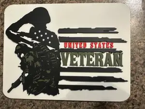United States Veteran Wall Art - Soldier 