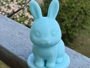 Cute Bunny Figurine – 3D Print Model(31 MIN PRINT)