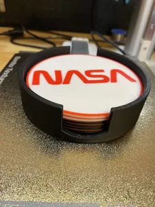 Coaster Holder - 10cm, 2 versions holds 4-8