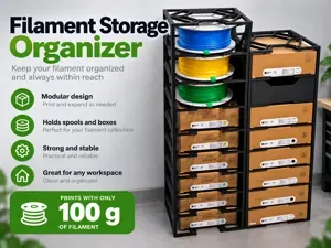 Modular Filament Storage Organizer