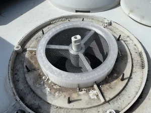 Mücken Fliegengitter für 10cm-Abluftrohr Wohnmobil