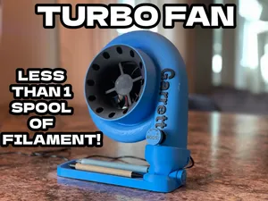 Turbo Charger Desk Fan