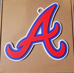 ATLANTA BRAVES 3D Logo 180mm series