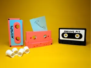 RetroStash - A Lockable Retro Cassette Container