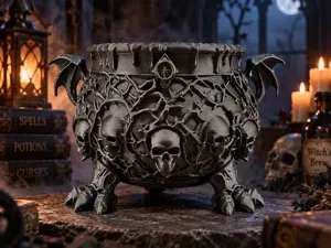Witch’s Cauldron - Halloween Candy Bowl
