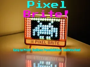 Pixel Brite – Snap-Together Retro Pixel Display