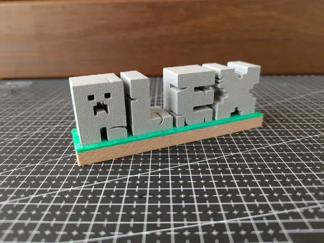 Custom Minecraft Name Plate — Image 2 of 4