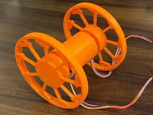 2WD Panjandrum-like Robot