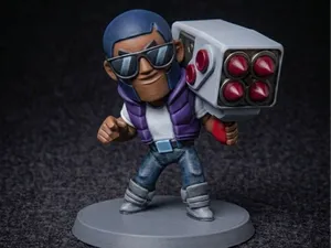 Brock – Brawl Stars 3D Model