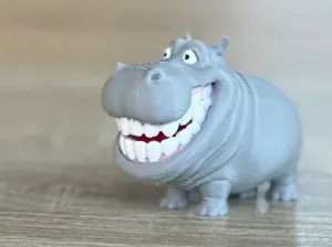 Funny hippopotamus