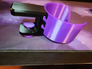 Remixed Cupholder Clamp 3 (for IKEA Linnmon Tabletop and Alex Drawers)