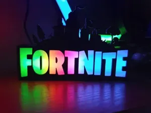 FORTNITE LED Sign – RGB Gaming Lamp