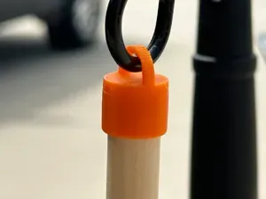 Hanging Dowel Cap with Hook