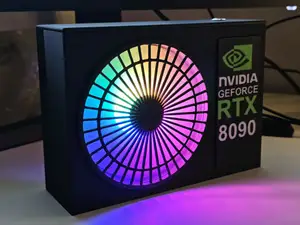 空调外机模型桌面风扇RTX8090