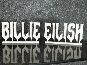 Billie Eilish Name Sign Art