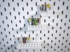 Waffle - Modular AAA Battery Mount for Ikea Skadis