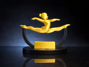 Golden Grace – Gymnastics Sculpture