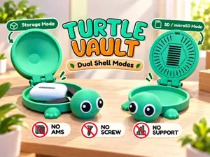 Turtle Swap-Shell – Storage or SD Card / NO AMS