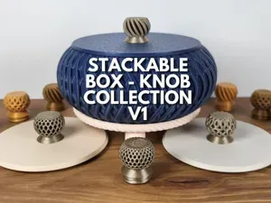 Jewelry Box Stackable - Knob Collection V1