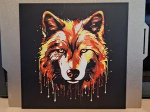 Wolf Fire Drip - Hueforge - 4 colours