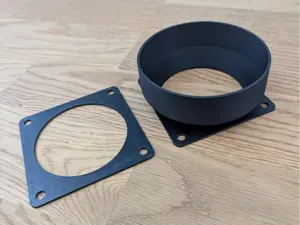 Creality falcon exhaust pipe fixation