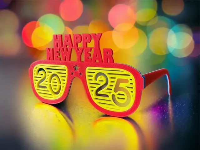 2025 Happy New Year Party Glasses (Adult & Kids)