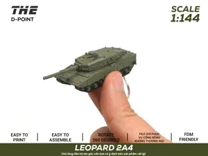 Leopard 2A4 | 1:144 Miniature & Keychain