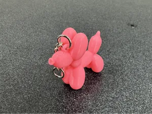 Balloon Dog Keychain Easter