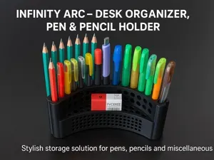 Infinity Arc – Desk Organizer, Pen & Pencil Holder