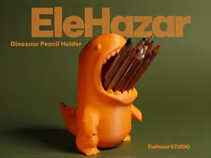 Cute Dinosaur T-REX Pencil Holder