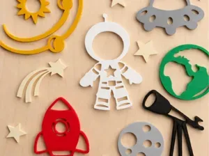 Arte de pared:Aventura espacial
