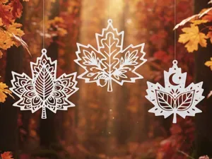 Autumn & Halloween Maple Leaf Hanger Collection