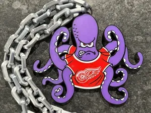 Detroit Red Wings Turnover Chain - Al the Octopus