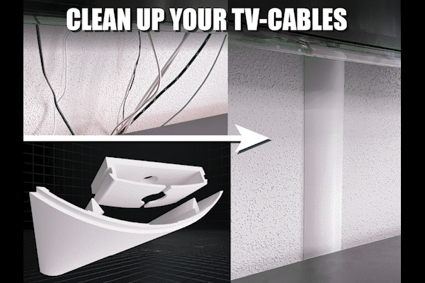 Cable Duct Cover TV-Cables Channel Raceway