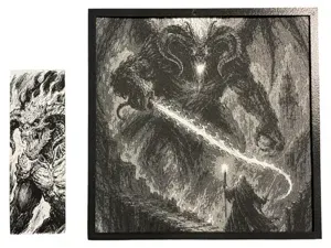 Balrog Bookmark – Lord of the Rings Inspired