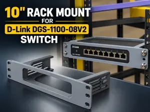 D-Link DGS-1100-08V2 mount for 10" rack