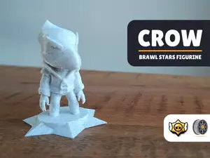 Crow | brawl stars figurine