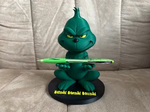 Grinch pen holder desk buddy. STINK STANK STUNK