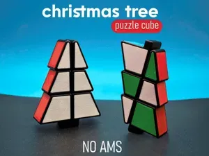 Christmas Tree Puzzle Cube | No AMS!