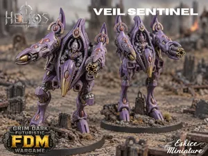 VEIL SENTINEL for HELIOS - 32mm Grim Reach Wargame