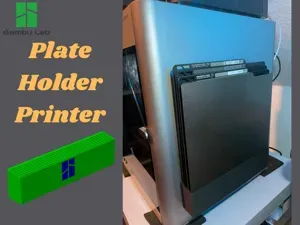 Plate holder on printer up to 7